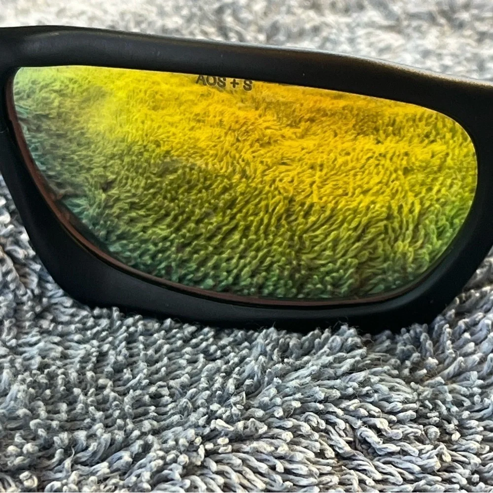 AOS Z87 Forge Black Sunglasses with Yellow Lenses